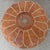 Vintage Light Tan Coloured Leather Pouf For Sale - Image 6 of 9