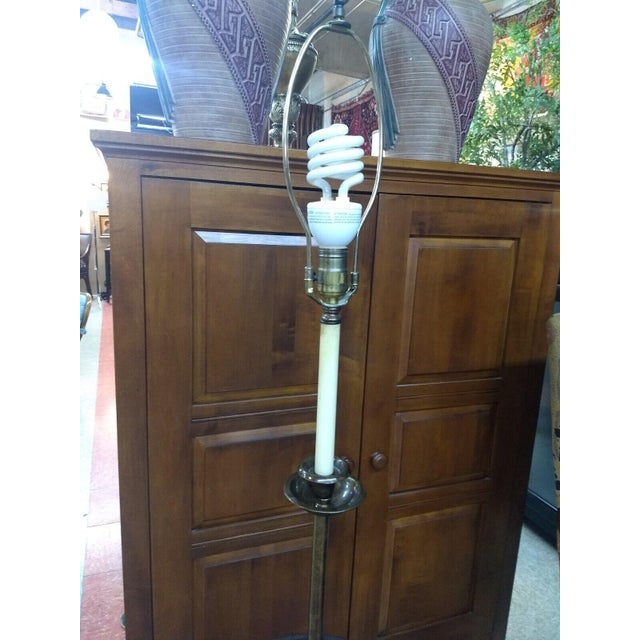 Metal Vintage Artemis Studio Attributed Brass Floor Lamp For Sale - Image 7 of 10