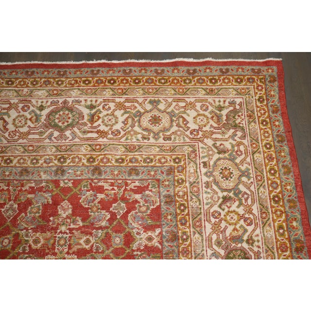Large Herati Rare Size Persian Mahal Rug no. 10948 For Sale - Image 10 of 16