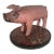 Folk Art Carved and Painted Pig For Sale
