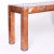 Mid-Century Modern Burnished Copper Console Table For Sale - Image 3 of 9