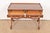1980s Baker Furniture English Regency Burled Walnut Writing Desk or Console Table, Newly Refinished For Sale - Image 5 of 12