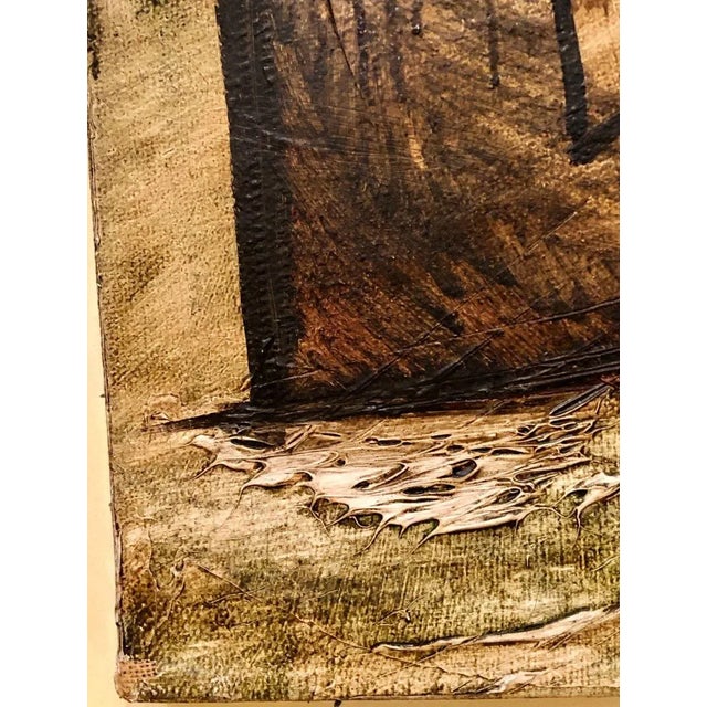 Vitaly Dlugy White Chair, 1989 Oil on Canvas For Sale - Image 11 of 13