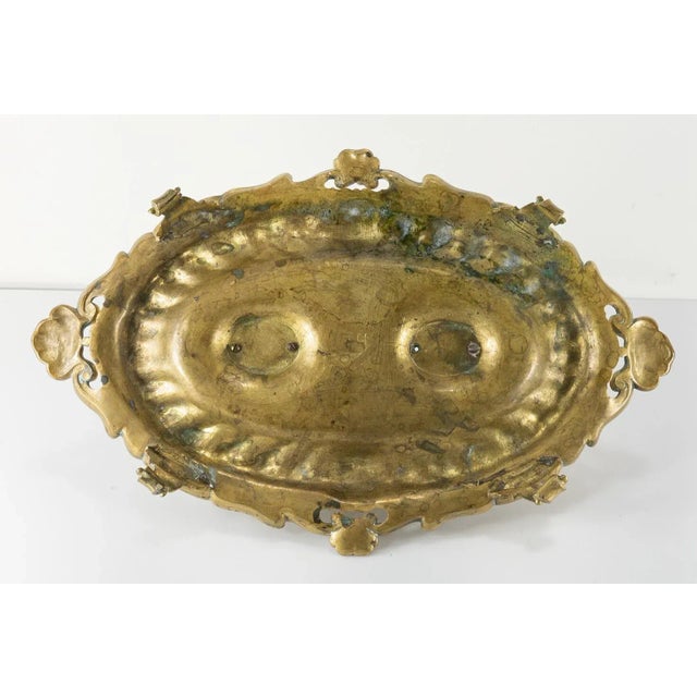 French Renaissance Style Inkwell Desk Set For Sale - Image 11 of 13