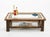 Mid-Century Modern Rectangular Coffee Table in Leather and Glass, 1970s For Sale - Image 6 of 18