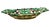 Hollywood Regency Vintage Majolica Oak Leaf and Acorn Reticulated Footed Centerpiece Bowl For Sale - Image 3 of 12