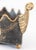 Black Antique Neoclassical French Tole Black and Gilt Cache Pot Jardiniere For Sale - Image 8 of 10