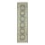 Turkish Oushak Runner Rug 2'10" x 10'10" #17136 For Sale