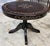 Asian South East Asian Handcrafted Bone Marquetry Rosewood Center Table Breakfast Table For Sale - Image 3 of 8
