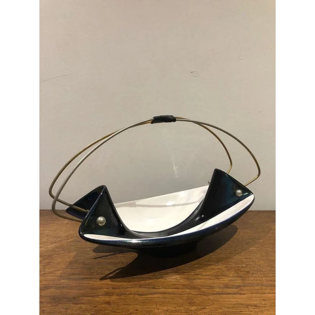 Mid-Century Modern Ceramic Bowl from Verceram, 1950s For Sale - Image 3 of 8