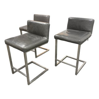 Room & Board Modern Lira Counter Stools, Set of Three For Sale