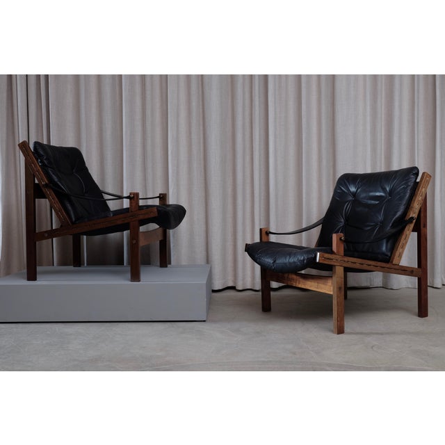 Set of Hunter Easy Chairs by Torbjørn Afdal for Bruksbo, 1960s For Sale - Image 11 of 11