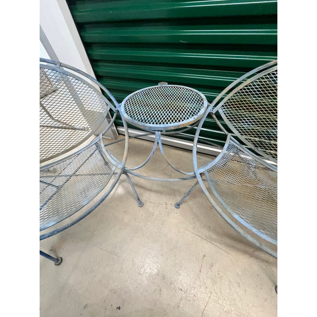 Salterini Vintage Salterini Radar Wrought Iron Set, 4 Pieces, Attributed For Sale - Image 4 of 6