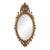 Large Mid 19th Century Gold Gilt American Philadelphia Floral Wall Mirror For Sale