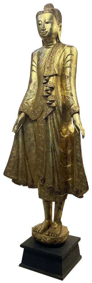 Burmese Artist, Large Buddha, Late 19th Century, Wood