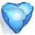1960s Turqoise Blue Murano Bullicante Triangular Bowl Ashtray Dish For Sale - Image 5 of 6