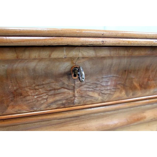 19th Century Louis Philippe Style Solid Cherrywood Sideboard For Sale - Image 11 of 18