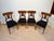 German Biedermeier Chairs in Cherry Veneer, 1830, Set of 4 For Sale - Image 3 of 18