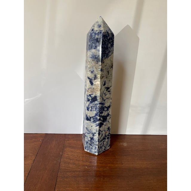 1990s 1990s Vintage Sodalite Obelisk For Sale - Image 5 of 8
