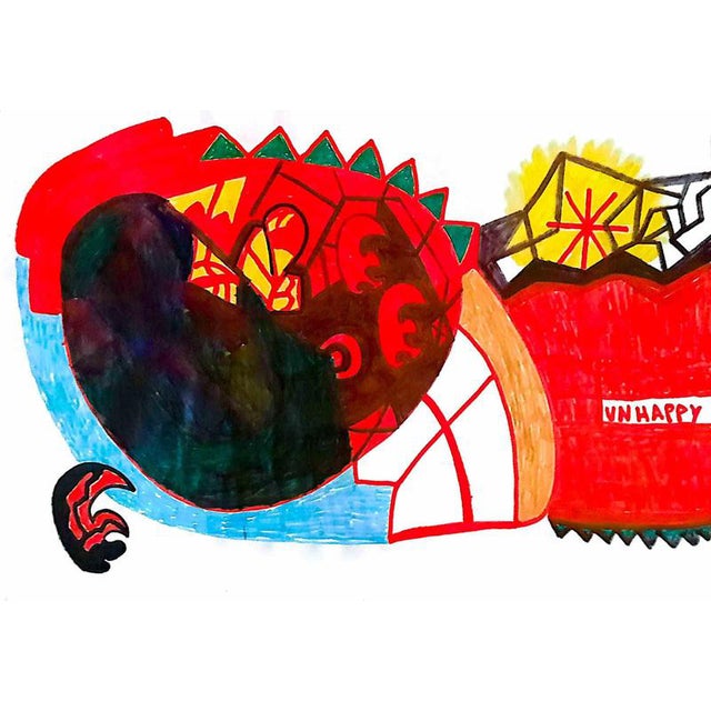 Fred Bugs, Abstract Composition, N.31/50, 2010s, Lithograph For Sale