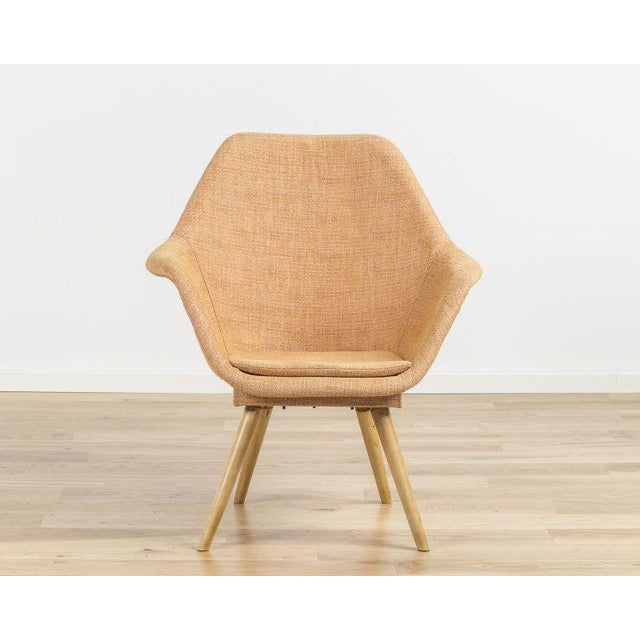 Wood Bucket Armchair from Miroslav Navratil, 1960s For Sale - Image 7 of 7