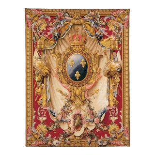 Grand Armorials Loom Woven Tapestry - 145 X 110 Cm (4'9" X 3'7") - Requires Rod Size 3 For Sale