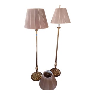 Stiffel Brass Floor Lamps For Sale