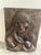 Bonded Bronze wall sculpture (hanging) by Bill Mack titled Devotion. Artwork depicts Mother & Child with a raised 3...