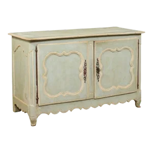 18th Century French Buffet with Early Green Paint