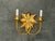 Hollywood Regency Visual Comfort Gilded Starburst Two-Light Wall Sconces - a Pair For Sale - Image 3 of 5