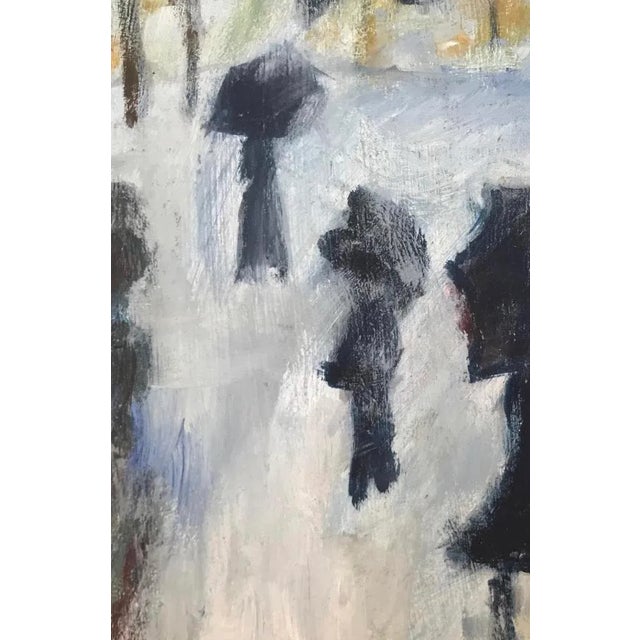 2010s Winter Landscape (After Monet) Original Oil Painting by L Haas For Sale - Image 5 of 8