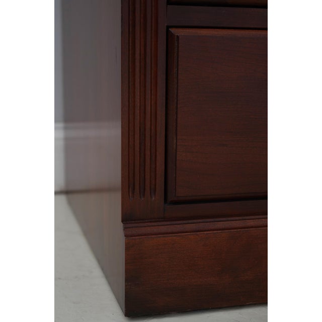 Ethan Allen Georgian Court Cherry Tv Entertainment Cabinet For Sale - Image 9 of 18