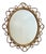 French Oval Rattan Sunburst Mirror, 1960s For Sale