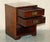 Miliary Campaign Bedside Table with Drawers, Set of 2 For Sale - Image 17 of 18