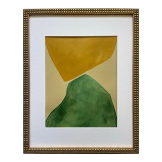 2026 "L'acqua E Il Cielo" Contemporary Abstract Painting on Paper by Artist r.k. Red For Sale