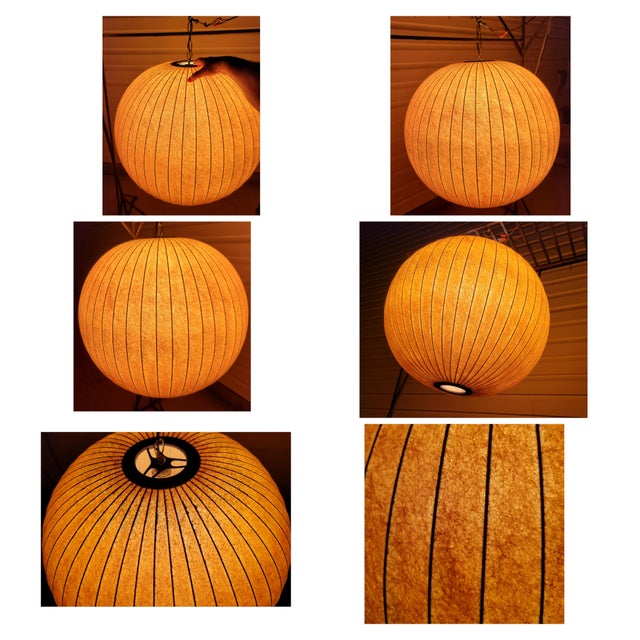 1950's Extra Large George Nelson Bubble Light For Sale - Image 11 of 18