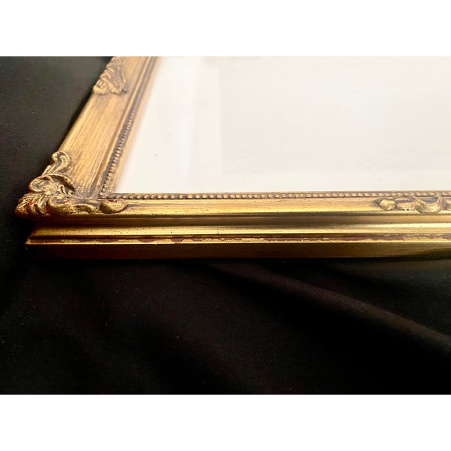 Vintage Carr Frame Ornate Baroque Gold Gilt Style Wood Frame - 8x10. For Sale - Image 12 of 15