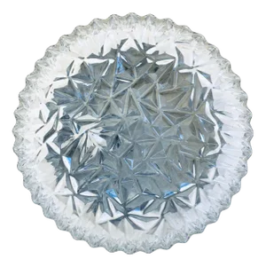 German Wall Lamp in Crystal Glass by Bur Leuchten, 1960s