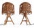 French Riviera Rattan and Cane Table Lamps by Franco Albini, 1960s, Set of 2 For Sale - Image 12 of 14