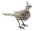 Vintage Italian Silver Bird Figurine, 1970s For Sale