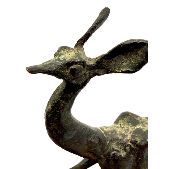 1950s Bronze Stag by the noted American Sculptor Frank Eliscu Original Receipt For Sale In Palm Springs - Image 6 of 15