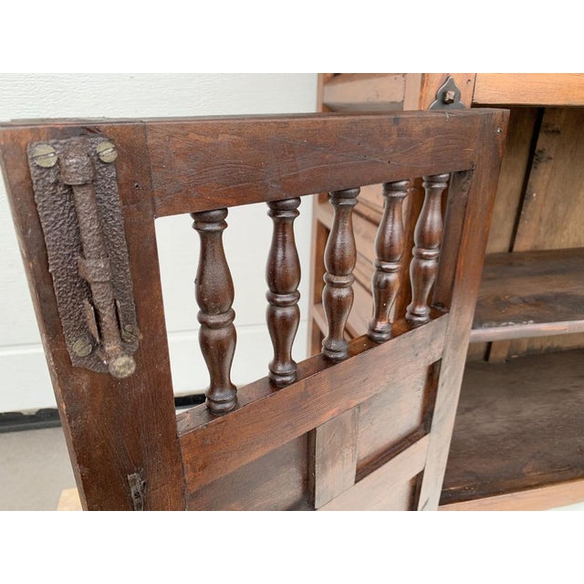 1920s Spanish Chest of Drawers in Walnut, 1920s For Sale - Image 5 of 18