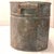 Farmhouse Large Vintage Copper Container Wood Holder With Wood Handles Imprinted With "Rome" For Sale - Image 3 of 12
