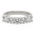 Platinum Diamond Band, Size 6.5 For Sale