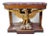Refined Federal Style Rosewood Eagle Console Table For Sale