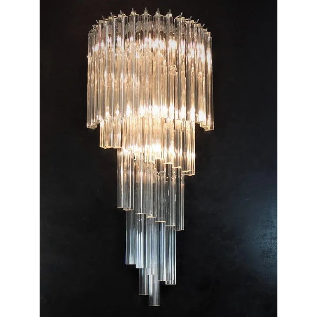 Large Murano Glass Wall Lights, 1982, Set of 2 For Sale - Image 13 of 14