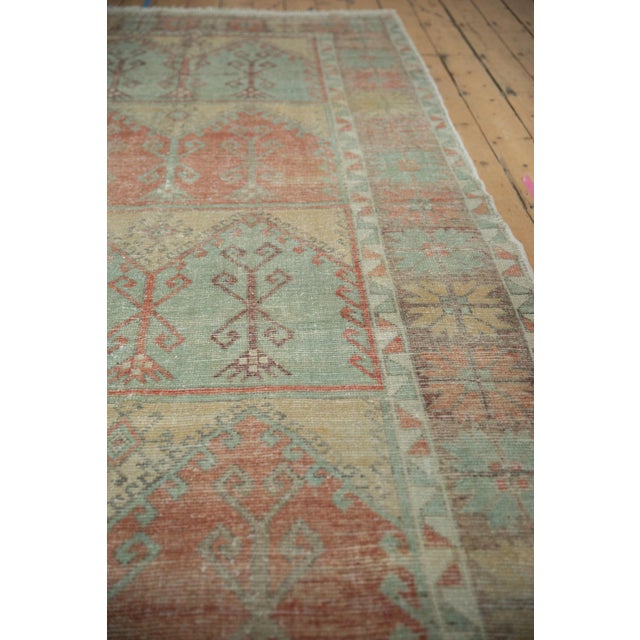 Vintage Distressed Oushak Rug Runner - 5'6" x 11'10" For Sale - Image 10 of 12