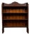 Early 20th Century Antique English Oak Open Bookcase For Sale