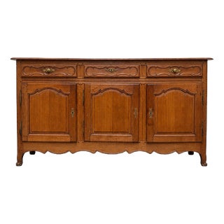 Antique French Oak Sideboard, 1800s For Sale
