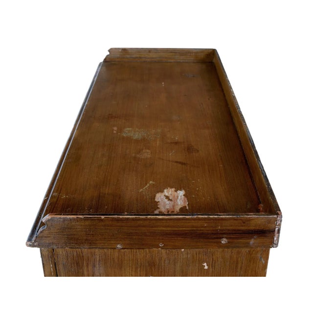 Swedish 19th century rustic painted pine cupboard circa 1860. Good quality cupboard which could work in the kitchen or...